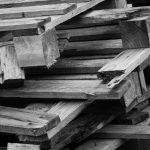 De verschillende fases van houten pallets