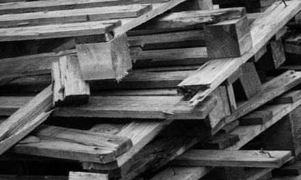 De verschillende fases van houten pallets